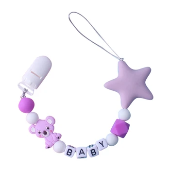 Baby Teethers 1 Piece Star Pacifier Clips Chain For Baby Gameboy Pendant Nipple Holder Baby Teething Toys BPA Free
Baby Teethers 1 Piece Star Pacifier Clips Chain For Baby Gameboy Pendant Nipple Holder Baby Teething Toys BPA Free