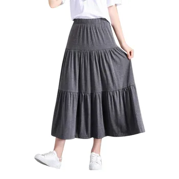 Women's Sexy Skirt 2020 New Elastic High Waisted Long Solid Color Skirt A-line Joker Skirt Autumn Winter Fashion Media Falda XT
Women's Sexy Skirt 2020 New Elastic High Waisted Long Solid Color Skirt A-line Joker Skirt Autumn Winter Fashion Media Falda XT