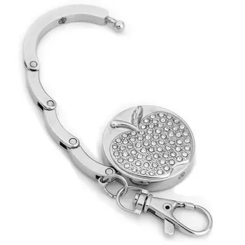Wholesale 5X Apple Folding Handbag Purse Metal Rhinestone Hook Hanger Holder Keyring
Wholesale 5X Apple Folding Handbag Purse Metal Rhinestone Hook Hanger Holder Keyring