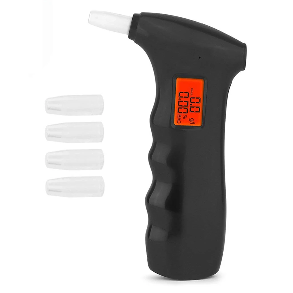 Breath Type Sensitive LED Backlit Replaceable Mouthpiece Auto Shut-Off Breathalyzer Digital Alcohol Tester Quick Response
Breath Type Sensitive LED Backlit Replaceable Mouthpiece Auto Shut-Off Breathalyzer Digital Alcohol Tester Quick Response