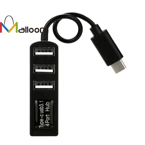 Malloom White And Black Type-C To USB 3.0 Hub 4-Port USB 3.1 Adapter For MacBook Pro(2018) and Other Type-C Supported Devices#28
Malloom White And Black Type-C To USB 3.0 Hub 4-Port USB 3.1 Adapter For MacBook Pro(2018) and Other Type-C Supported Devices#28