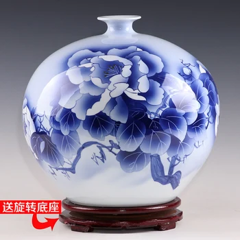 Jingdezhen ceramic master Wu Wenhan hand-painted blue and white vases, pomegranates bloom, rich collection certificate
Jingdezhen ceramic master Wu Wenhan hand-painted blue and white vases, pomegranates bloom, rich collection certificate