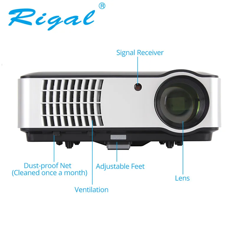 RD-806 HD LED Projector,Portable 720P HD Home Theater Proyector,Optional Android 6.0 Bluetooth WIFI Miracast Airplay Beamer
RD-806 HD LED Projector,Portable 720P HD Home Theater Proyector,Optional Android 6.0 Bluetooth WIFI Miracast Airplay Beamer