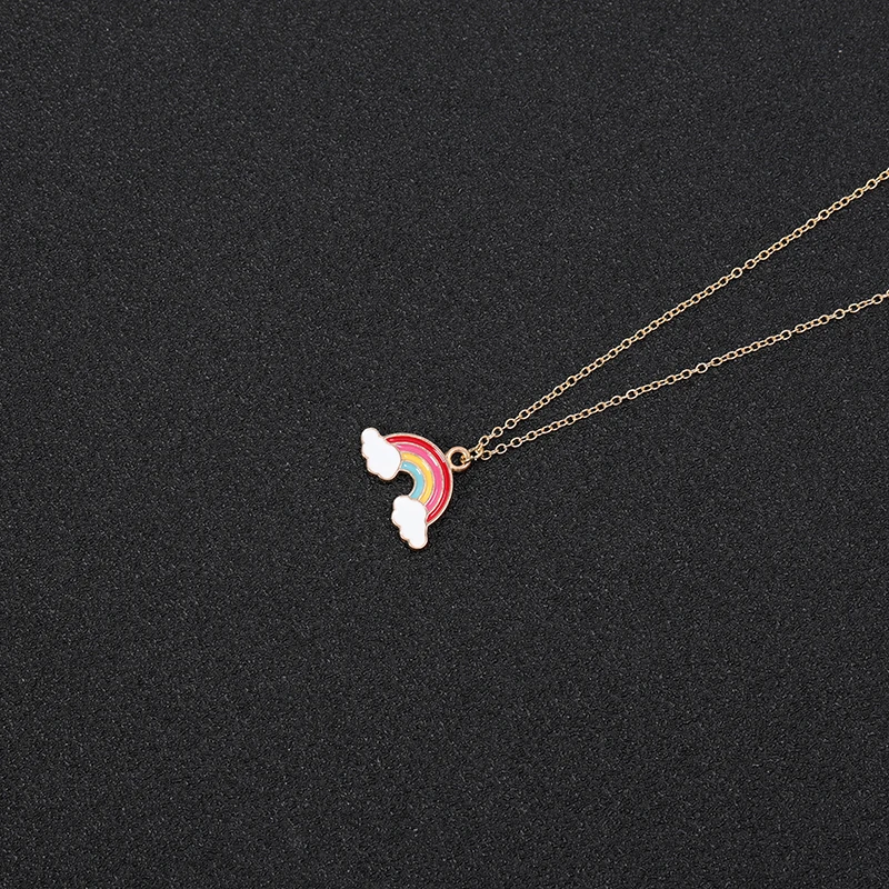 small Cartoon Enamel Ice Cream Popsicle Necklace Colorful Rainbow Bridge Cloud Necklace Red Color Lip Chain Necklaces Women
small Cartoon Enamel Ice Cream Popsicle Necklace Colorful Rainbow Bridge Cloud Necklace Red Color Lip Chain Necklaces Women
