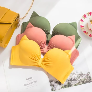 Roseheart Women Fashion Yellow Padded Straps Bras Push Up Bra Sexy Lingerie Underwear Lovely One-Piece Bra Cup A B Bralette
Roseheart Women Fashion Yellow Padded Straps Bras Push Up Bra Sexy Lingerie Underwear Lovely One-Piece Bra Cup A B Bralette