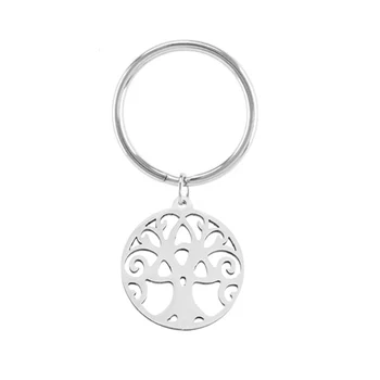 Wholesale 10pcs Key Chain Key Fob Accessory Metal Key Ring Loop Tree Life Tag Stainless Steel Blank Charm Llaveros Para Mujer
Wholesale 10pcs Key Chain Key Fob Accessory Metal Key Ring Loop Tree Life Tag Stainless Steel Blank Charm Llaveros Para Mujer