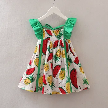 2019 Baby Girl Summer Dress Flying Sleeved Fruit Printed Cotton Princess Dresses Girls Kids Clothes Vestido Wholesale
2019 Baby Girl Summer Dress Flying Sleeved Fruit Printed Cotton Princess Dresses Girls Kids Clothes Vestido Wholesale
