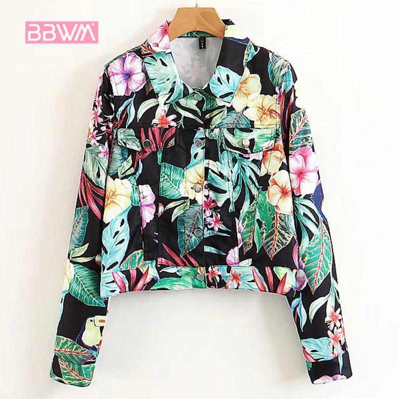 Seaside scenery tropical style gouache single-breasted lapel long sleeve short paragraph color thin jacket female
Seaside scenery tropical style gouache single-breasted lapel long sleeve short paragraph color thin jacket female