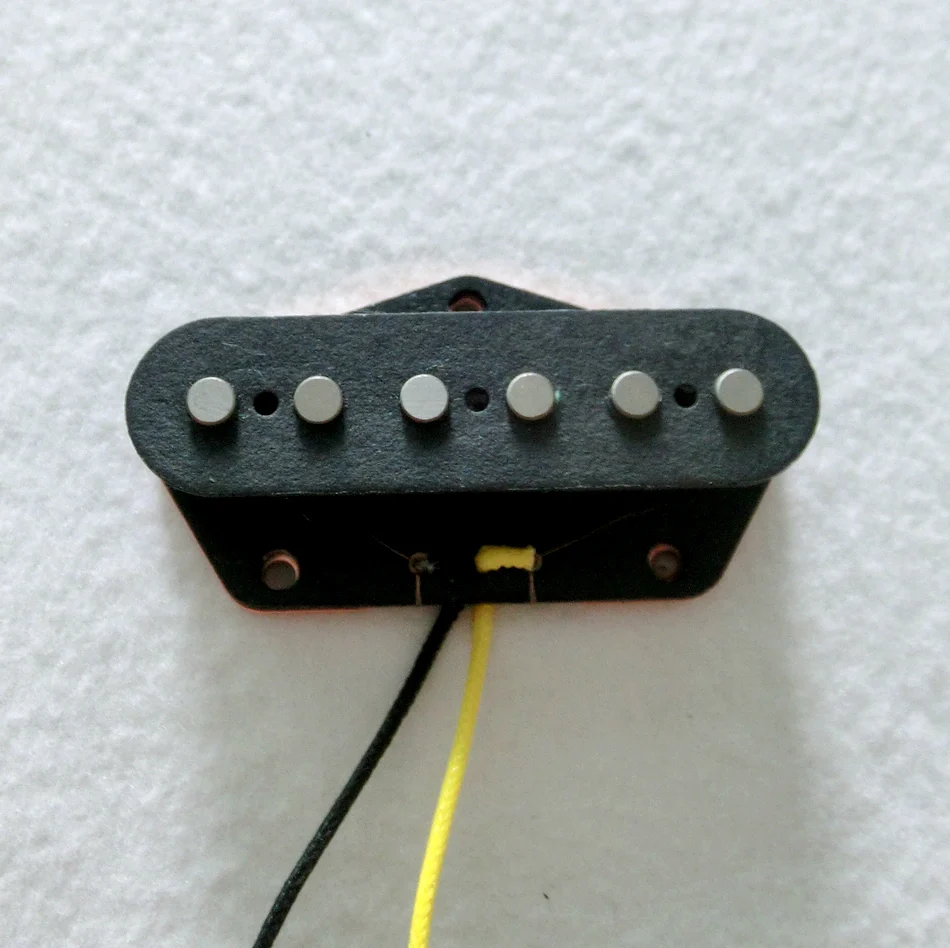 Telecaster vintage bridge pickup flat fibre bobbin AlNiCo 5 steel baseplate