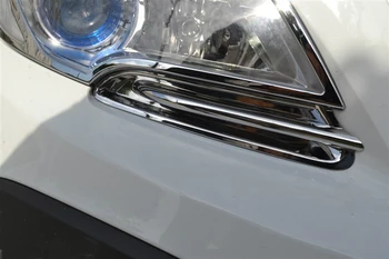 

2PCS ABS Exterior Chromed Front Head Light Eyelid Cover Trim For Vauxhall Opel Mokka / Buick Encore 2013 2014 2015