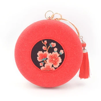 Angelatracy 2018 Embroidery Flower national Floral Metal Frame Handmade bride Lady Tassel Wrist Crossbody Shoulder Circular Bag
Angelatracy 2018 Embroidery Flower national Floral Metal Frame Handmade bride Lady Tassel Wrist Crossbody Shoulder Circular Bag