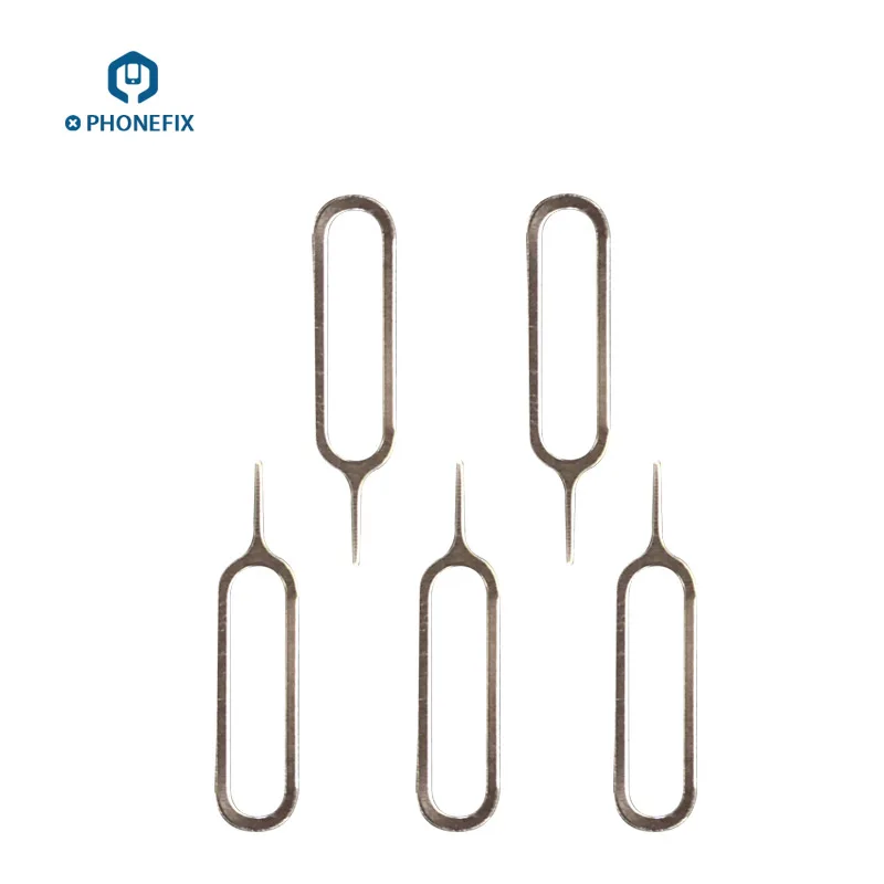 PHONEFIX Stainless Steel Mini Inserting Sim Memory Card Pulling Taking out Tool Ejector Pin Key Needle Remover For Phone Repair
PHONEFIX Stainless Steel Mini Inserting Sim Memory Card Pulling Taking out Tool Ejector Pin Key Needle Remover For Phone Repair