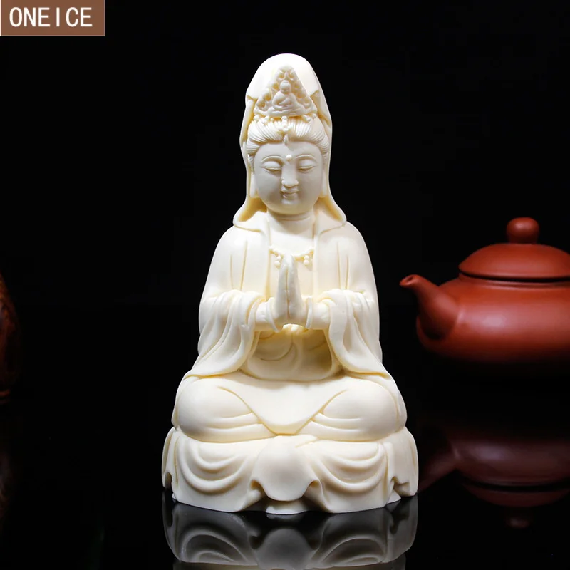 White Guanyin sculpture statue home decoration crafts 13cm beautifully carved Feng Shui decorative Buddha statue free shipping
White Guanyin sculpture statue home decoration crafts 13cm beautifully carved Feng Shui decorative Buddha statue free shipping
