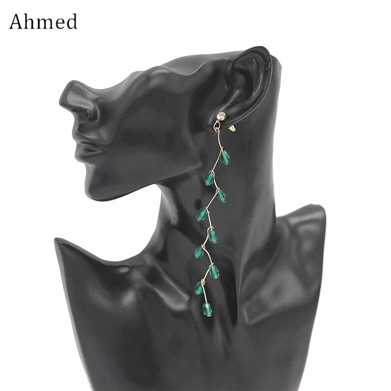 Ahmed Multilayer Green Beads Pendant Long Drop Earring New Fashion Charm Statement Dangle Earrings Jewelry for Women
Ahmed Multilayer Green Beads Pendant Long Drop Earring New Fashion Charm Statement Dangle Earrings Jewelry for Women