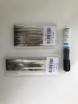 Solar cell tabbing wire 20m 1.6*0.2mm + bus wire 2m 5*0.2 + Kester 951 Flux pen. for solar panel diy. Oxgen free copper wire
Solar cell tabbing wire 20m 1.6*0.2mm + bus wire 2m 5*0.2 + Kester 951 Flux pen. for solar panel diy. Oxgen free copper wire