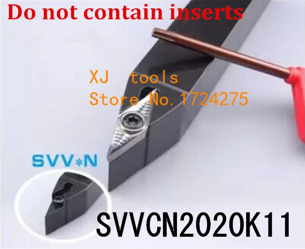 SVVCN2020K11 20*20mm Metal Lathe Cutting Tools Lathe Machine CNC Turning Tools External Turning Tool Holder S-Type SVVCN
SVVCN2020K11 20*20mm Metal Lathe Cutting Tools Lathe Machine CNC Turning Tools External Turning Tool Holder S-Type SVVCN