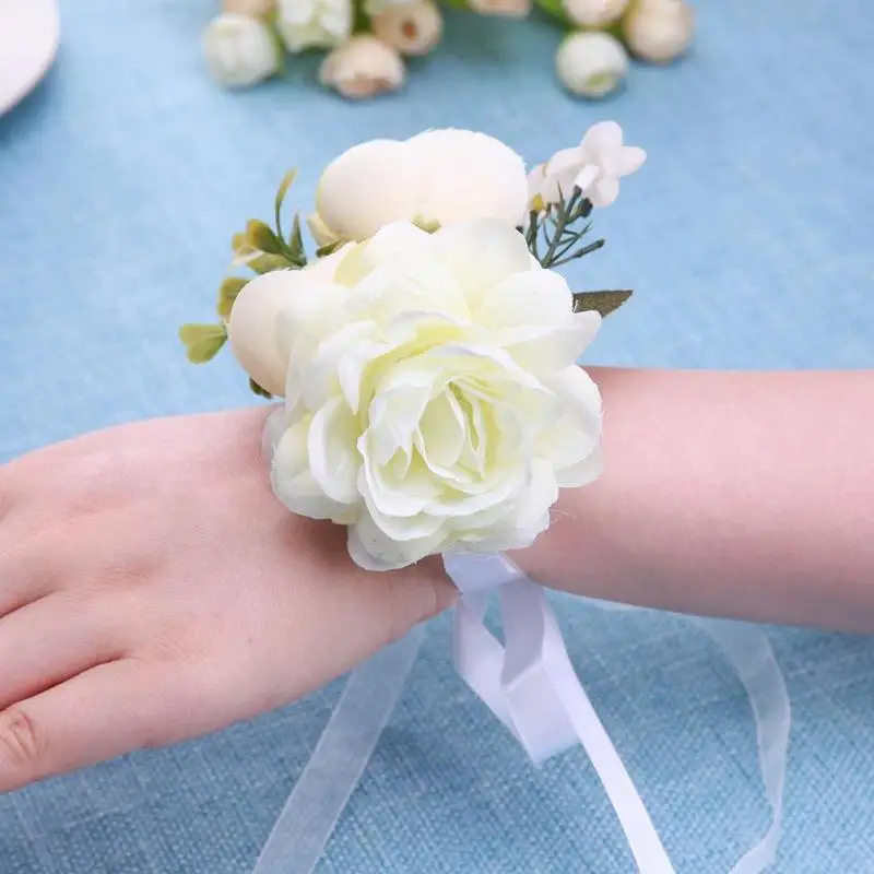 NEW Beautiful Cute Wrist Flower Bracelet for Bridesmaid Bride Hand Wedding Party Prom Flowers Ribbon Bracelet Decor
NEW Beautiful Cute Wrist Flower Bracelet for Bridesmaid Bride Hand Wedding Party Prom Flowers Ribbon Bracelet Decor