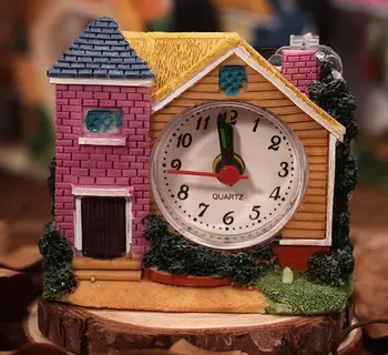 Chinese style villa antique small alarm clock art building casual simple home desktop decoration
Chinese style villa antique small alarm clock art building casual simple home desktop decoration