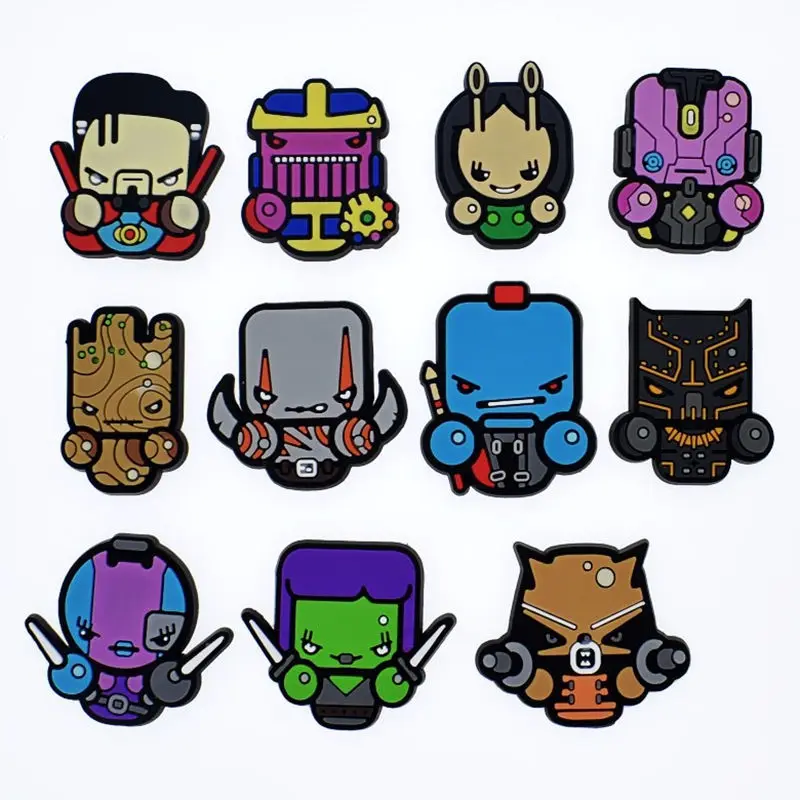 11Pcs Anime Guardians Of The Galaxy Tree Man PVC Accessories Flatback DIY Gadgets Craft Charms For Badges Phone Case Boys Gift
11Pcs Anime Guardians Of The Galaxy Tree Man PVC Accessories Flatback DIY Gadgets Craft Charms For Badges Phone Case Boys Gift