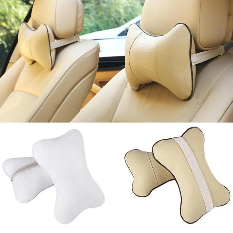 27*18cm Car Cervical Pillow Faux Leather+space Cotton Hole-digging Car Headrest Physiotherapy Supply Neck Safety Massage Pillow
27*18cm Car Cervical Pillow Faux Leather+space Cotton Hole-digging Car Headrest Physiotherapy Supply Neck Safety Massage Pillow