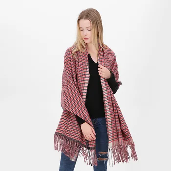 Autumn Winter Female Wool Plaid Scarf Women Cashmere Scarves Wide Lattices Long Shawl Wrap Blanket Warm Thicken Scarf
Autumn Winter Female Wool Plaid Scarf Women Cashmere Scarves Wide Lattices Long Shawl Wrap Blanket Warm Thicken Scarf