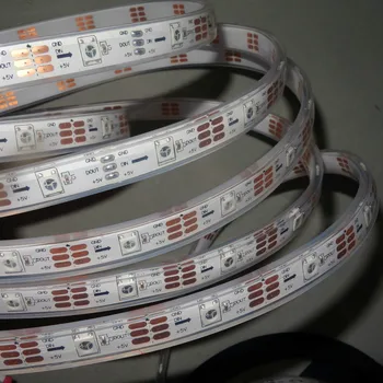 Addressable 5m DC5V SK6812 led pixel srip,IP68,30pcs SK6812/M with 30pixels;WHITE PCB,IP68;epoxy resin filled in the tube
Addressable 5m DC5V SK6812 led pixel srip,IP68,30pcs SK6812/M with 30pixels;WHITE PCB,IP68;epoxy resin filled in the tube