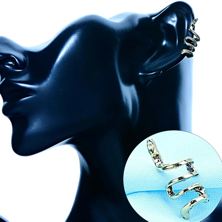 H:HYDE 1 Pc New Punk Rock Ear Clip Cuff Wrap Earrings No piercing-Clip Hollow Out U Pattern Statement jewelry Unisex
H:HYDE 1 Pc New Punk Rock Ear Clip Cuff Wrap Earrings No piercing-Clip Hollow Out U Pattern Statement jewelry Unisex