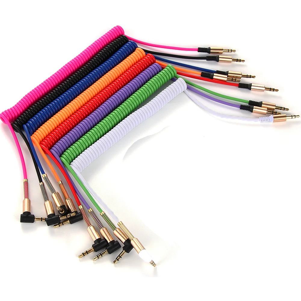 Colorful 3.5 Jack AUX Audio Cable 3.5MM Male to Male Cable For Phone Car Speaker MP4 Headphone 1.7M Jack 3.5 Spring Audio Cables
Colorful 3.5 Jack AUX Audio Cable 3.5MM Male to Male Cable For Phone Car Speaker MP4 Headphone 1.7M Jack 3.5 Spring Audio Cables