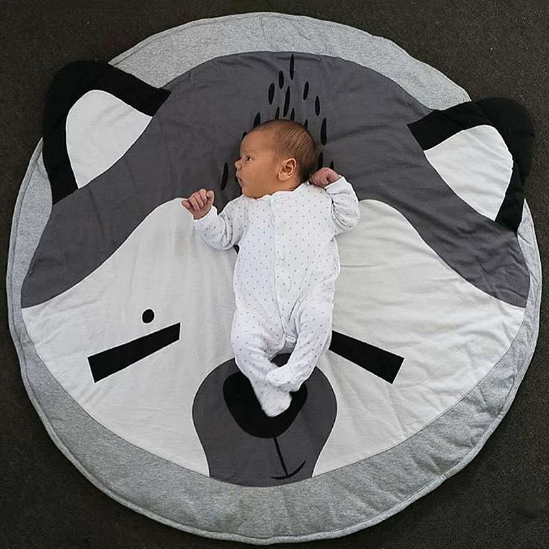 Kawaii Animal Print Koala Panda Rabbit Fox Round Cotton Carpet Soft Sleeping Baby Play Mats Activity Room Decoration
Kawaii Animal Print Koala Panda Rabbit Fox Round Cotton Carpet Soft Sleeping Baby Play Mats Activity Room Decoration