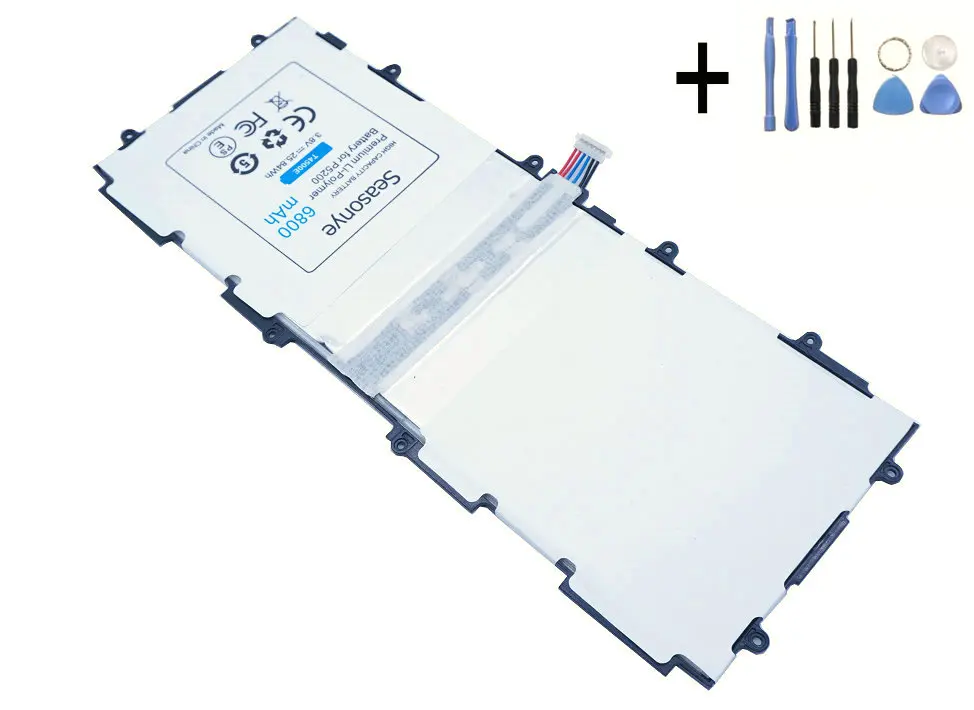 Seasonye Screwdriver Tools + Tab Rechargeable Battery For Samsung Galaxy Tab 3 10.1 P5200 P5210 P5220 GT-P5200 T4500E 6800mAh
Seasonye Screwdriver Tools + Tab Rechargeable Battery For Samsung Galaxy Tab 3 10.1 P5200 P5210 P5220 GT-P5200 T4500E 6800mAh