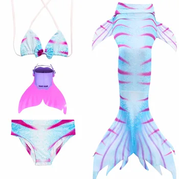 4Pcs/21 Color Children Mermaid Tails for Swimming with Flipper Monofin Cosplay Costume Mermaid Girls Bathing Swimwear Swimsuit
4Pcs/21 Color Children Mermaid Tails for Swimming with Flipper Monofin Cosplay Costume Mermaid Girls Bathing Swimwear Swimsuit