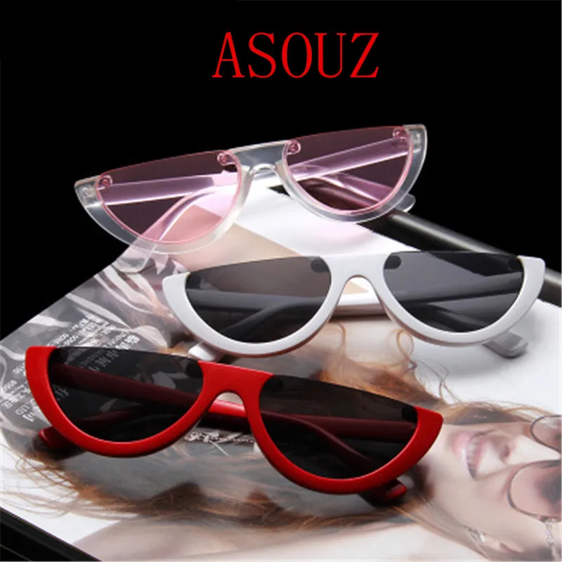 Солнцезащитные очки ASOUZ мужские полукруглые треугольные в стиле ретро с