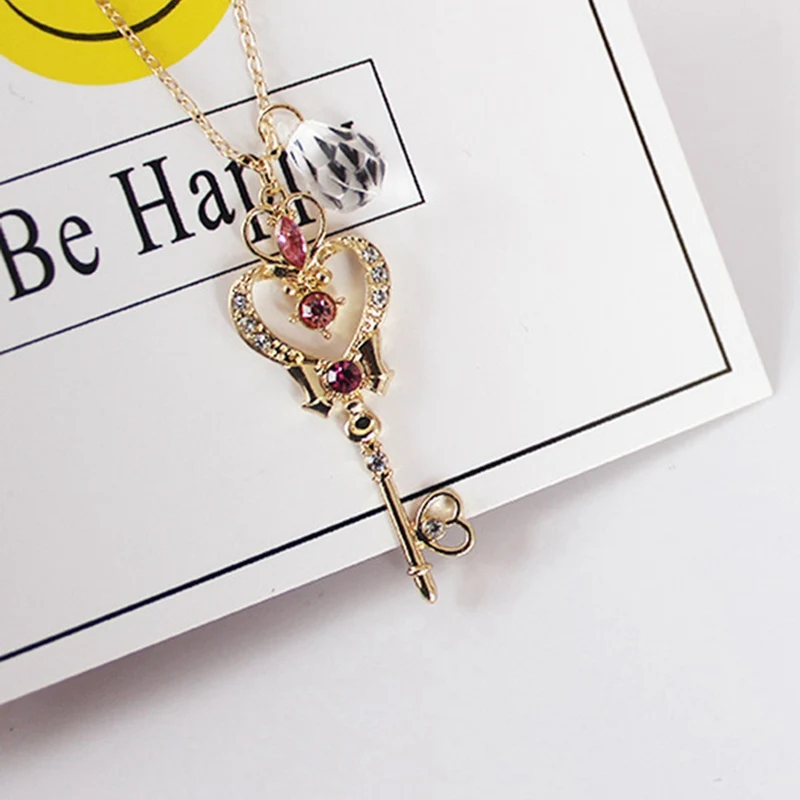 2019 Key Necklace Jewelry Source Factory Wholesale Day Japanese Girl Warrior Skyline Lock Chain Chain
2019 Key Necklace Jewelry Source Factory Wholesale Day Japanese Girl Warrior Skyline Lock Chain Chain