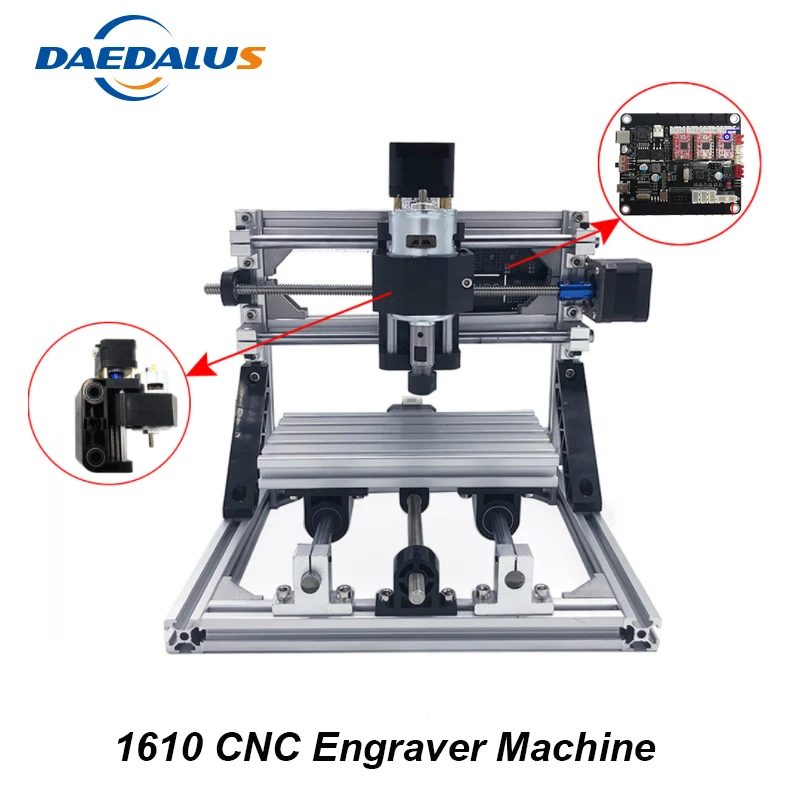CNC 1610 Machine 3 Axis Engraving Machine Mini DIY PCB Milling Machine Wood Carving Laser Engraver ER11 Router With GRBL Control
CNC 1610 Machine 3 Axis Engraving Machine Mini DIY PCB Milling Machine Wood Carving Laser Engraver ER11 Router With GRBL Control