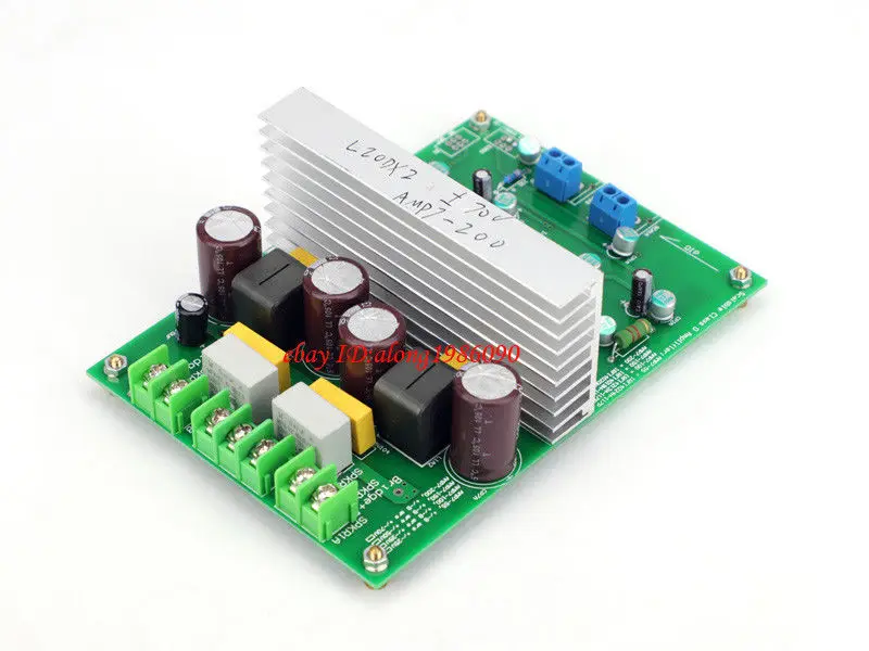 GZLOZONE Hi-end L20DX2 IRS2092 высшего класса D Плата усилителя IRAUDAMP7S 250 Вт * 2 --- L10-33
GZLOZONE Hi-end L20DX2 IRS2092 высшего класса D Плата усилителя IRAUDAMP7S 250 Вт * 2 --- L10-33