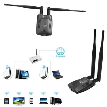 Hot Sale Wireless WiFi Adapter High Power Dual wifi Antenna 5dB 150Mbps Wireless Network Card USB WiFi Receiver Adaptador WiFi
Hot Sale Wireless WiFi Adapter High Power Dual wifi Antenna 5dB 150Mbps Wireless Network Card USB WiFi Receiver Adaptador WiFi