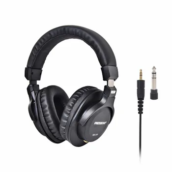 Freeboss FB-777 Over-ear Closed Style 45mm Drivers Single-side Detachable cable 3.5mm Plug 6.35mm Adapter Monitor Headphones
Freeboss FB-777 Over-ear Closed Style 45mm Drivers Single-side Detachable cable 3.5mm Plug 6.35mm Adapter Monitor Headphones