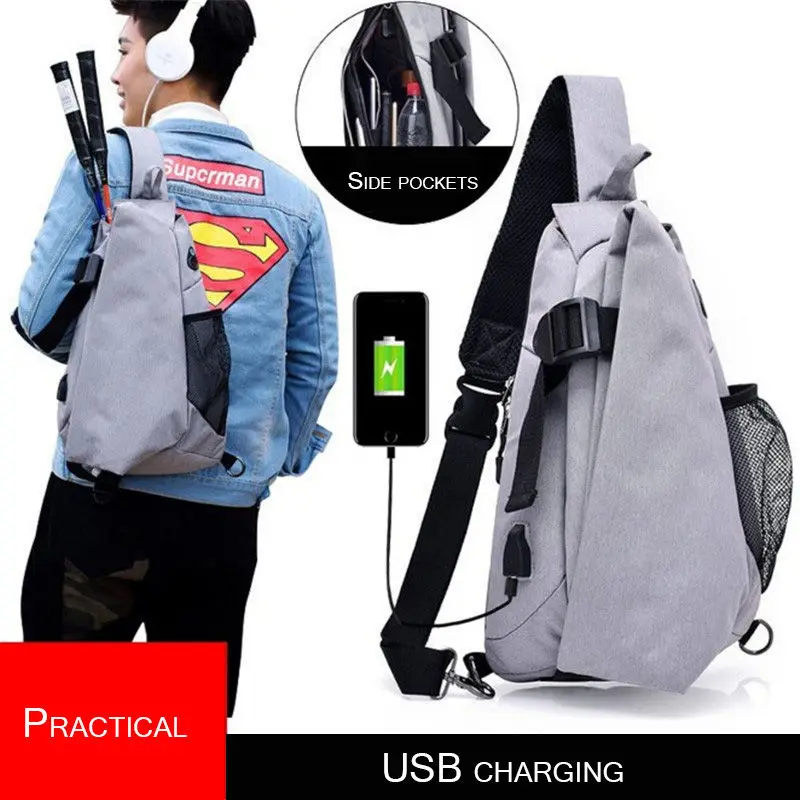 KAKA 2018 New Arrival Male Shoulder Bags USB Charging Crossbody Bags Men Anti theft Chest Bag Summer Short Trip best backpack
KAKA 2018 New Arrival Male Shoulder Bags USB Charging Crossbody Bags Men Anti theft Chest Bag Summer Short Trip best backpack