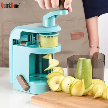 QuickDone Manual Vegetable Slicer Fruit Cutter Multifunctional Spiral Potato Carrot Cucumber Grater Kitchen Accessories AKC6242
QuickDone Manual Vegetable Slicer Fruit Cutter Multifunctional Spiral Potato Carrot Cucumber Grater Kitchen Accessories AKC6242