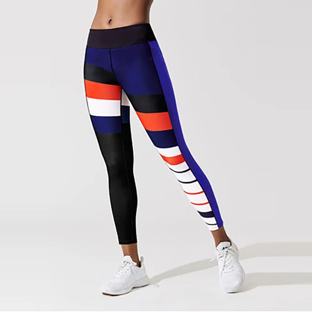 Striped Pattern Digital Printing Polyester Fashion Style Leggings Casual Breathable Elastic Force High Waist Leggings For Ladies
Striped Pattern Digital Printing Polyester Fashion Style Leggings Casual Breathable Elastic Force High Waist Leggings For Ladies