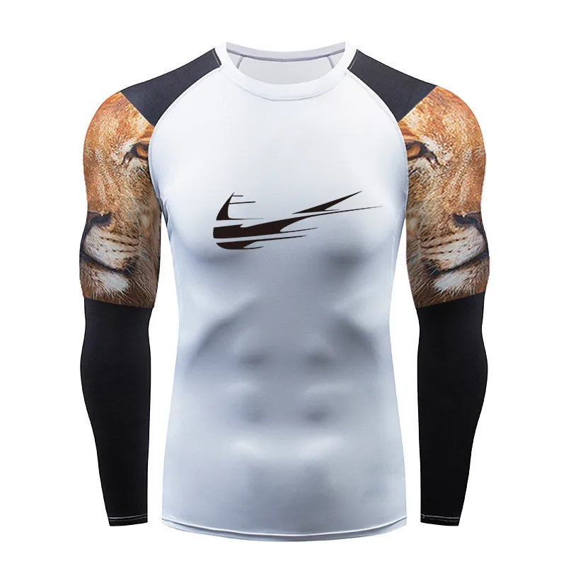 Brand Men's Compression Shirt Tight Flower Arm Long Sleeve T-Shirt Gym Fitness Workout T-Shirt Top Men's Crossfit T-Shirt Brand
Brand Men's Compression Shirt Tight Flower Arm Long Sleeve T-Shirt Gym Fitness Workout T-Shirt Top Men's Crossfit T-Shirt Brand