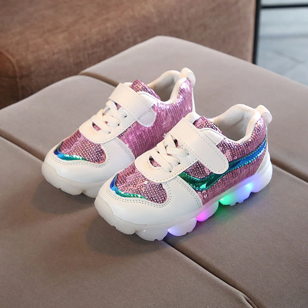 Kids Baby Infant Girls Boys Sequins Lightning LED Luminous Sport Shoes Sneakers led child shoes usb 7 size shoes for boy baby
Kids Baby Infant Girls Boys Sequins Lightning LED Luminous Sport Shoes Sneakers led child shoes usb 7 size shoes for boy baby