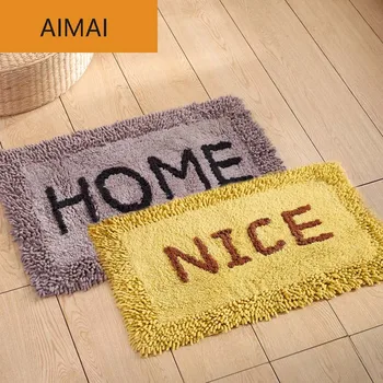 Super Soft Modern Cotton Shag Bath Rugs Character Letter Printing Non-slip Washable Durable Absorbent Mat for Hallway Doormat 
Super Soft Modern Cotton Shag Bath Rugs Character Letter Printing Non-slip Washable Durable Absorbent Mat for Hallway Doormat
