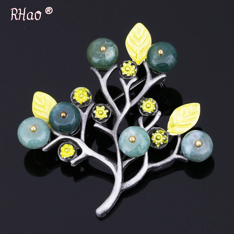 RHao Vintage Natural Stone Brooch Pendant Retro Tree Shape Imitation Pearl Pins Brooches Jewelry for Women Christmas Gift
RHao Vintage Natural Stone Brooch Pendant Retro Tree Shape Imitation Pearl Pins Brooches Jewelry for Women Christmas Gift