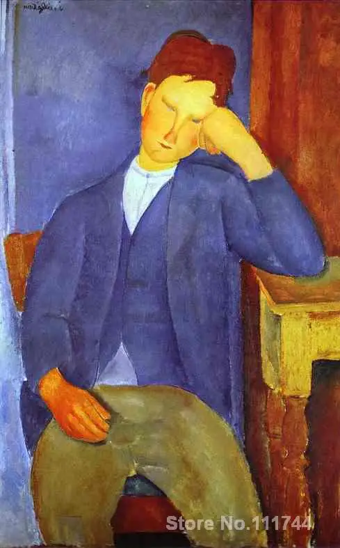 

most popular paintings The Young Apprentice Amedeo Modigliani artwork High quality Hand painted