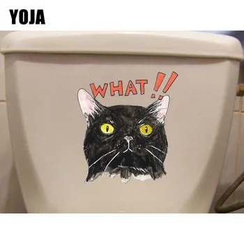 YOJA 19.9*20.1CM WHAT !! Surprised Cat Personality Wall Toilet Sticker Home Bathroom Decor T1-0094
YOJA 19.9*20.1CM WHAT !! Surprised Cat Personality Wall Toilet Sticker Home Bathroom Decor T1-0094