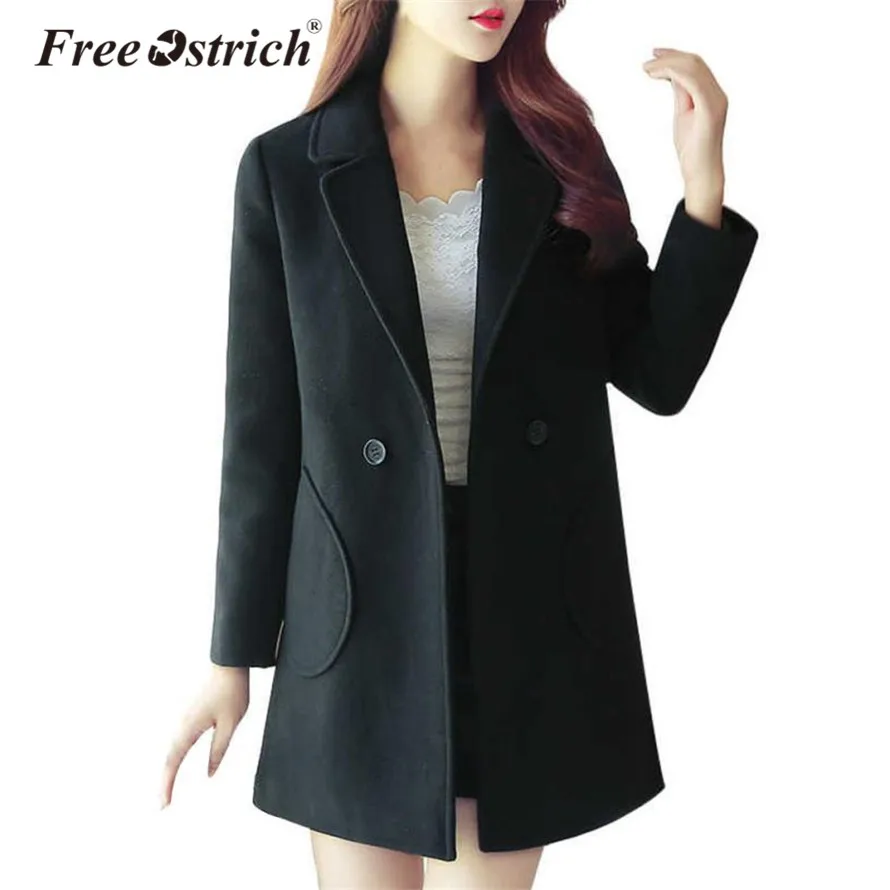 Free Ostrich 2019 Autumn Winter Woman Classic Woolen Blend Coat Casual Outerwear Overcoat with Belt Sep21
Free Ostrich 2019 Autumn Winter Woman Classic Woolen Blend Coat Casual Outerwear Overcoat with Belt Sep21