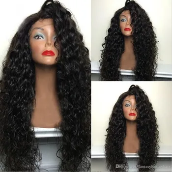 Fantasy Beauty Loose Curly Synthetic Lace Front Wig for Black Women Glueless Heat Resistant Fiber Loose Curly Wig Black Color
Fantasy Beauty Loose Curly Synthetic Lace Front Wig for Black Women Glueless Heat Resistant Fiber Loose Curly Wig Black Color