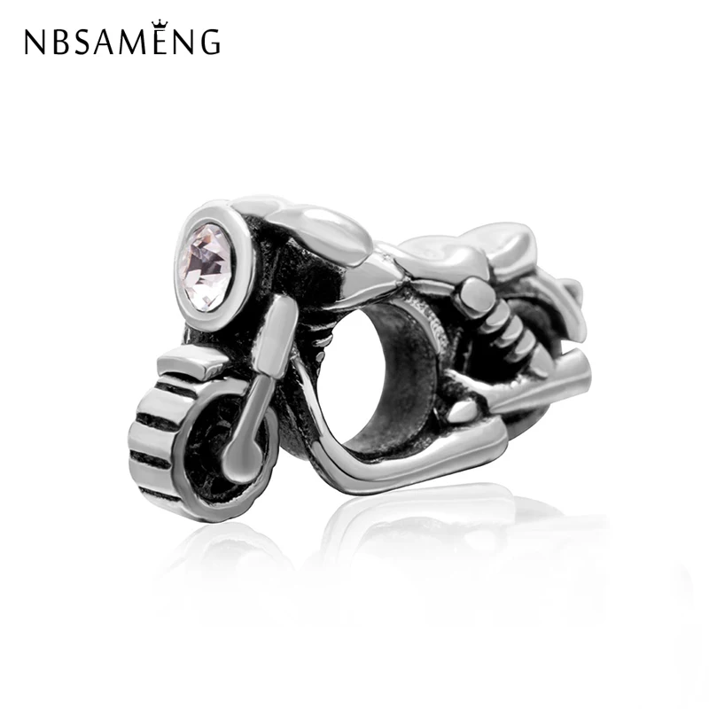 New Authentic 100% 925 Sterling Silver Bead Charm Motorcycle Bike Pendant Charms Pave CZ Fit Pandora Bracelets DIY Jewelry
New Authentic 100% 925 Sterling Silver Bead Charm Motorcycle Bike Pendant Charms Pave CZ Fit Pandora Bracelets DIY Jewelry