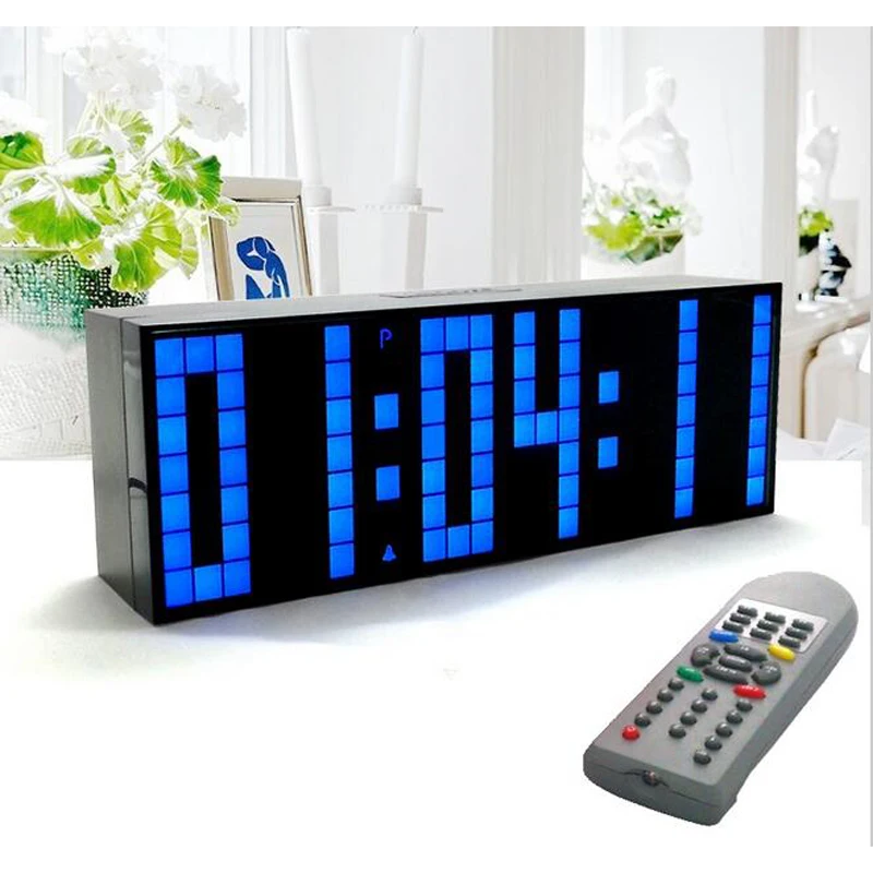 Digital Large Big Jumbo LED Alarm Clock Remote Control Countdown Timer countdown up stopwatch
Digital Large Big Jumbo LED Alarm Clock Remote Control Countdown Timer countdown up stopwatch